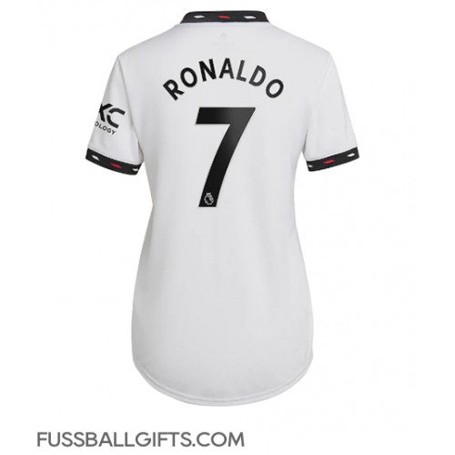 Manchester United Cristiano Ronaldo #7 Fußballbekleidung Auswärtstrikot Damen 2022-23 Kurzarm